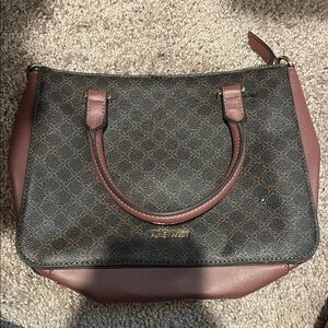 Nine West Black and Brown Satchel